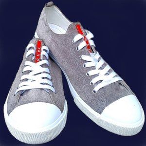 Prada Men's 4E2550 OQ4 F073E Suede Sneaker